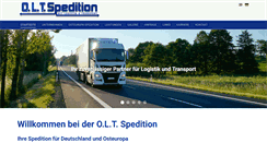 Desktop Screenshot of olt-spedition.com