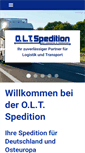 Mobile Screenshot of olt-spedition.com
